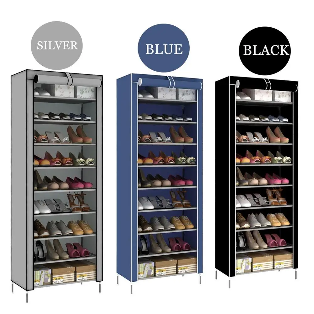 

Nonwoven Fabric Home Shoes Organizer Durable Shoe Rack Space Saving Storage Shelf Portable Home Accessories