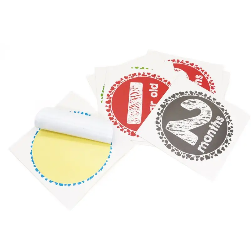 New 12PCS/Set Baby Month Sticker Newborn Photo Prop Stickers 1-12 Months Photo Stickers DIY Scrapbook Album Card Stickers New 12PCS/Set Baby Month Sticker Newborn Photo Prop Stickers 1-12 Months Photo Stickers DIY Scrapbook Album Card Stickers