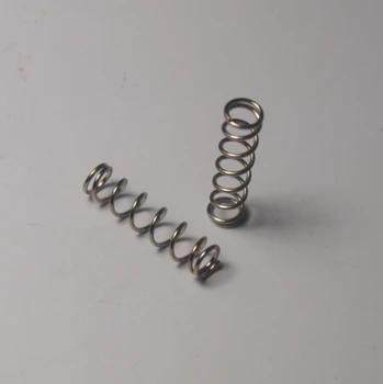 

Funssor 10pcs 0.8 *6.35*25mm carbon steel Compression Spring Leveling heating bed Extruder Springs for Reprap Prusa Mendel