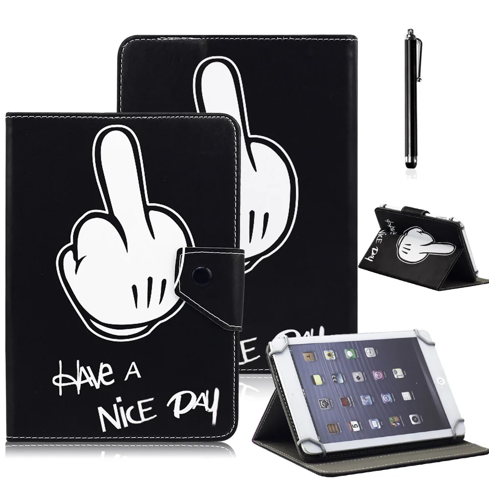 PU Leather Universal 9.7 inch 10 inch 10.1 inch Tablet PC Case Flip Stand Smart Cover for iPad Samsung Lenovo Tablets Case Coque (8)