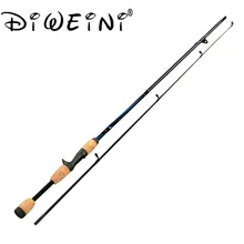 New 2 Tip Carbon Fiber Spinning Fishing Rod 7" M Power 6-12LB Lure Weight Casting Lure Fishing Rod Cana de pesca Filatura