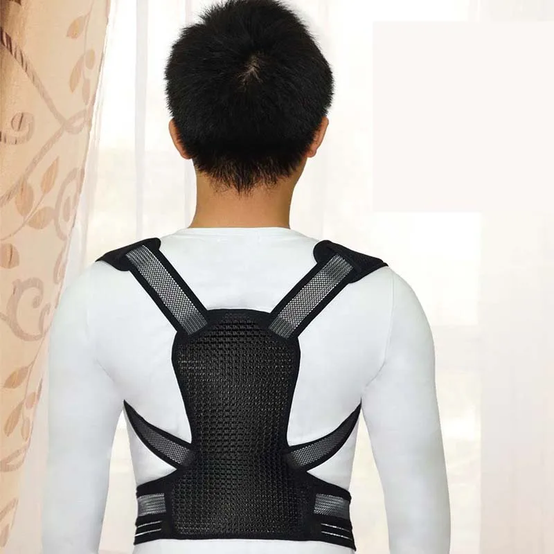 

Posture Back Support Corrector Clavicle Spine Back Shoulder Support Belt Back Pain Relief Posture Correction Prevents Slouching