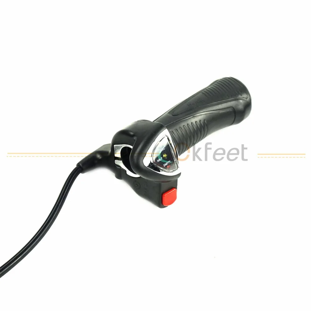 Perfect Okfeet Wuxing 62DX Twist Throttle Electric Bike Bicycle Ebike 5 Pin Handle Bar Twist Throttle with Battery Indicator Switch 10