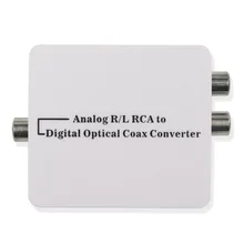 Аналоговый коаксиальный преобразователь R/L RCA в Цифровой