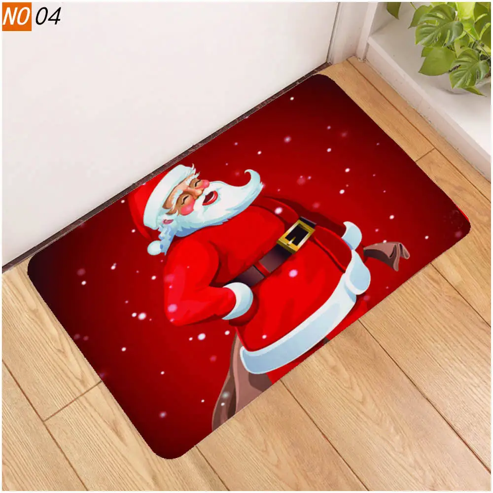 Christmas Dwarf bedroom corridor carpet non-slip soft doormat suitable for living room kitchen