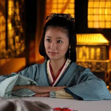 ТВ играть схемы из Красота hanfu костюм актриса douyifang синий костюм с нежным Вышивка linxinru фактический код pic