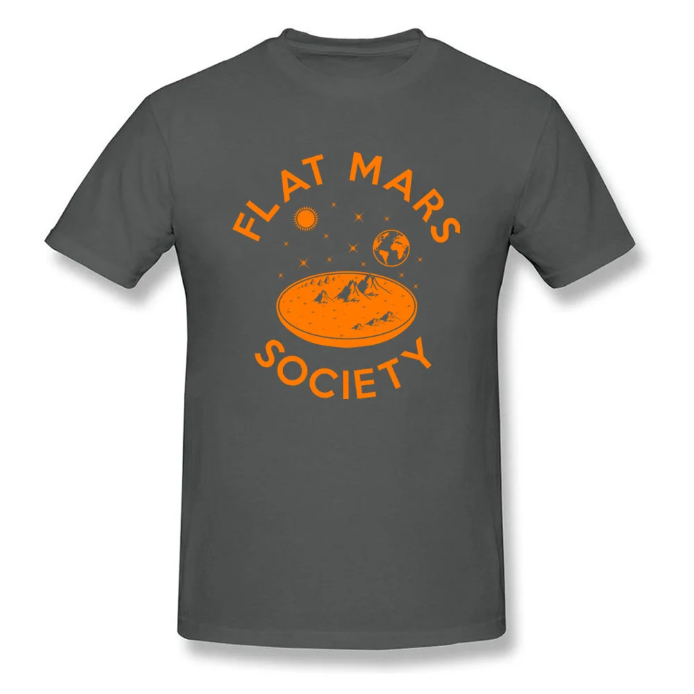 Flat mars society Pure Cotton Top T-shirts for Adult Short Sleeve Crazy Tops Tees Plain Summer Round Neck Tees Normal Flat mars society carbon