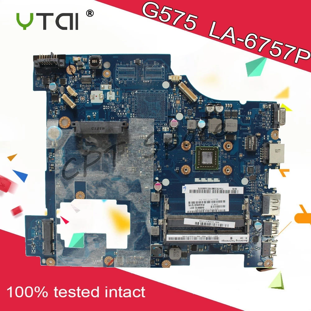 

G575 LA-6757P REV:1.0 for Lenovo G575 laptop motherboard PAWGD LA-6757P REV:1.0 DDR3 100% tested intact