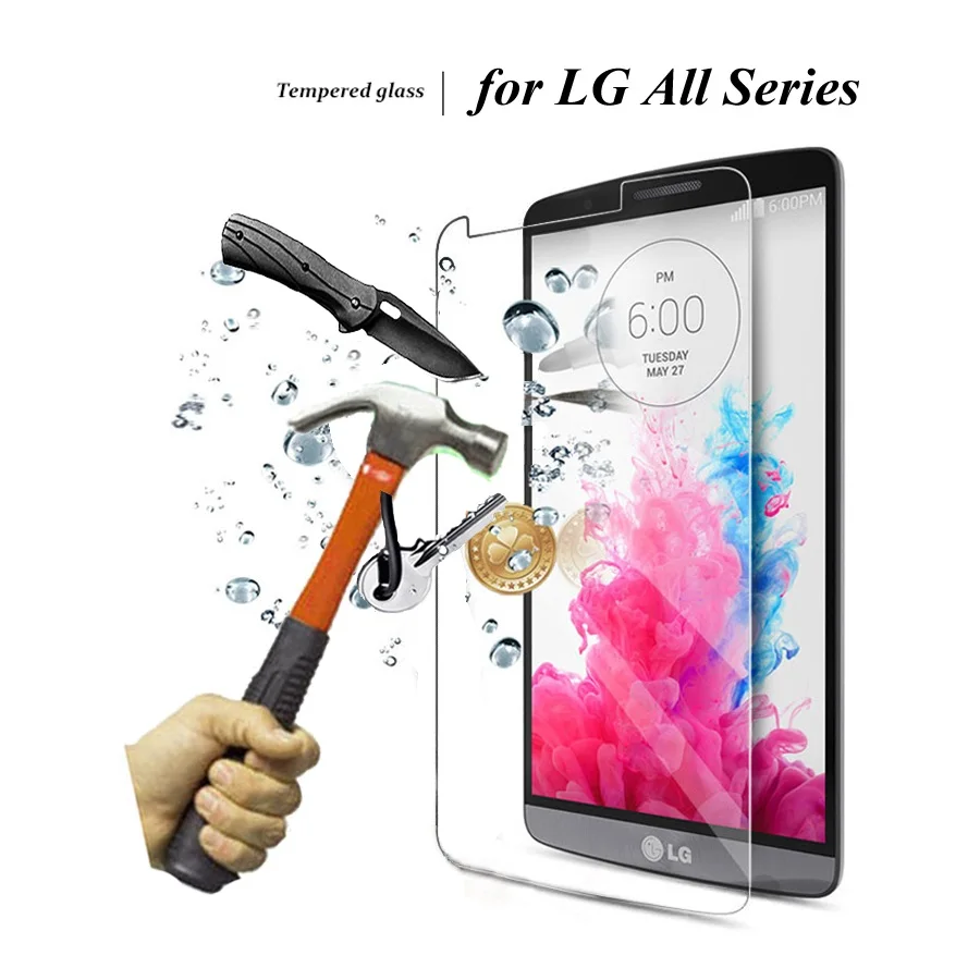 

0.26mm 9H Screen Protector For LG G2 mini G3 G3S G4 Note G4S D295 Leon Nexus4 Nexus5 Nexus 4 5 Magna Premium Tempered Glass Film