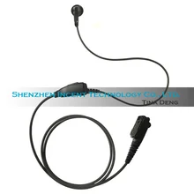 VOIONAIR, 5 шт./партия, наушники-вкладыши, наушники с микрофоном PTT для Airbus EADS THR8 TH1N TETRA Radio