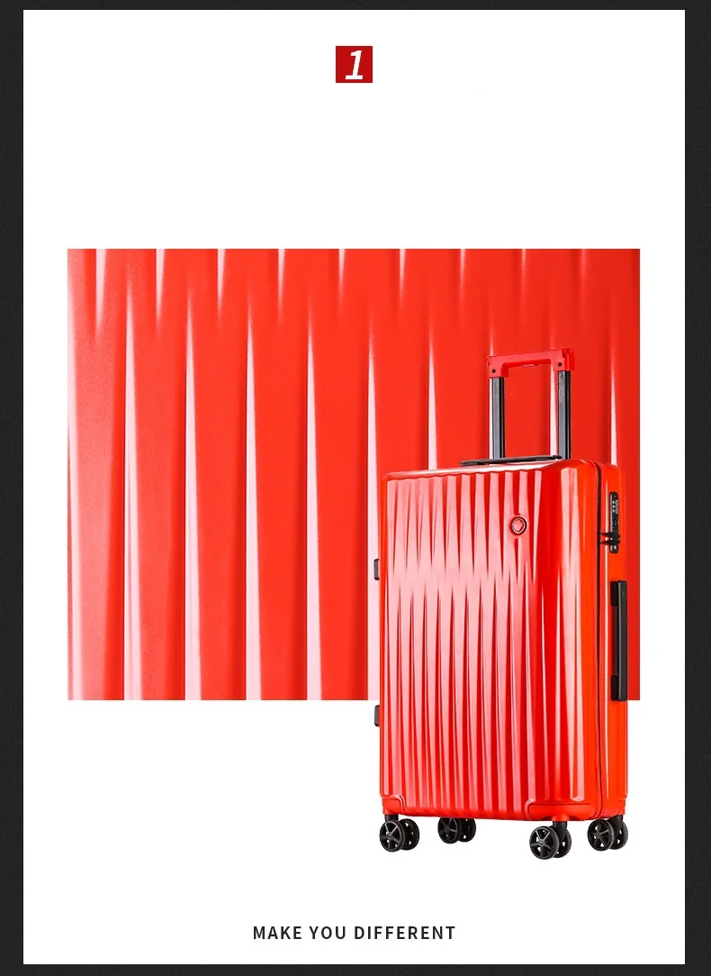 20 24 26 28 дюймов ретро чемодан на колесиках алюминиевый багаж на колёсиках с TSA блокировкой большой емкости Дорожный чемодан