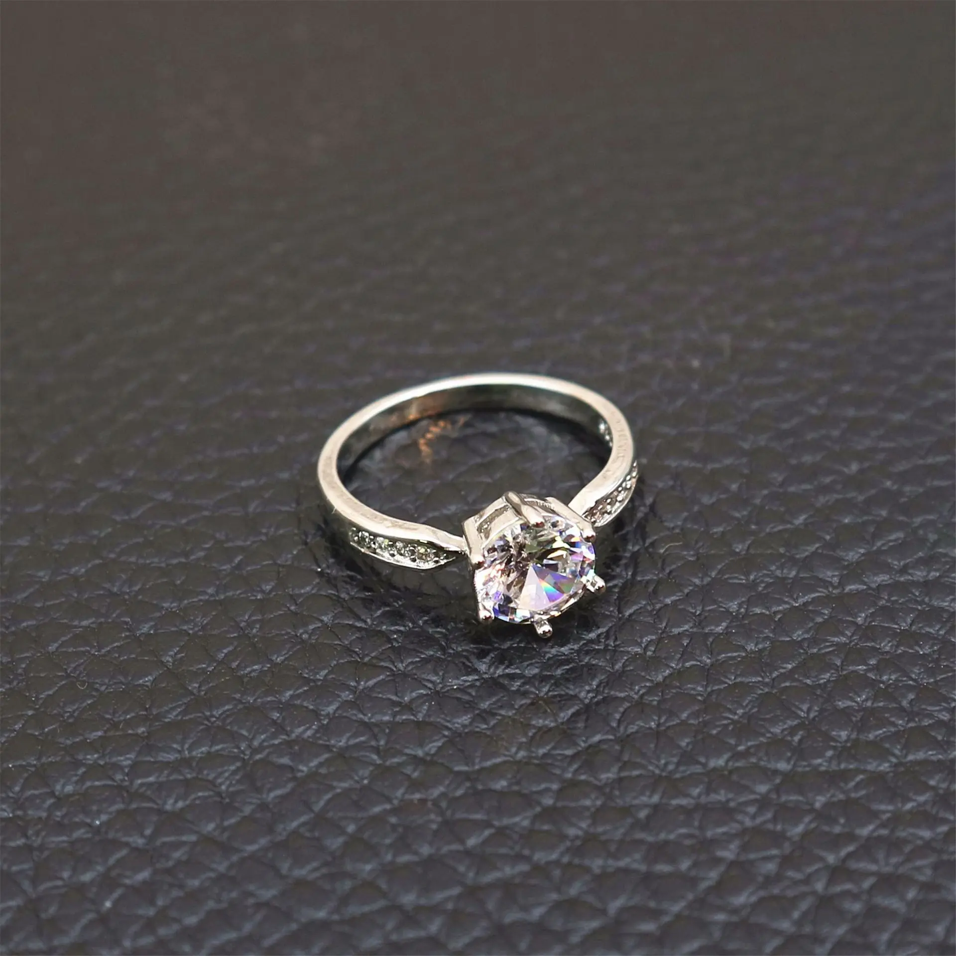 1 шт. распродажа обручальные кольца с цирконием для женщин цвета розового золота женские обручальные кольца Anel ювелирные изделия с австрийскими кристаллами высшего качества