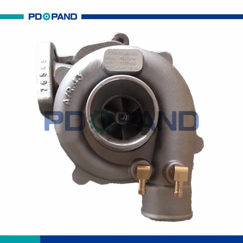 Turbo charger turbocharger kit GT1749S for Hyundai Grace Starex Galloper H200 H100 Mitsubishi Galloper 2.5L D4BF 4D56T diesel engine 282004B151 282004B160