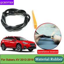 Автостайлинг подходит для Subaru XV 2012- анти-звуконепроницаемые не пропускающие шума пылезащитные панели автомобиля Лобовое стекло уплотнительные полосы авто аксессуары