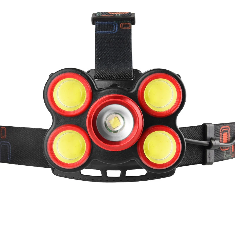 Litwod Z401905 светодиодный налобный фонарь XM L T6 4 * COB зум объектив Головной мощный