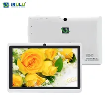 iRULU eXpro X1s 7 дюймовый Android планшет ПК четырехъядерный процессор 16 ГБ ПЗУ планшет ПК Allwinner A33 1.5 ГГц двойная камера поддержка Google Play белый
