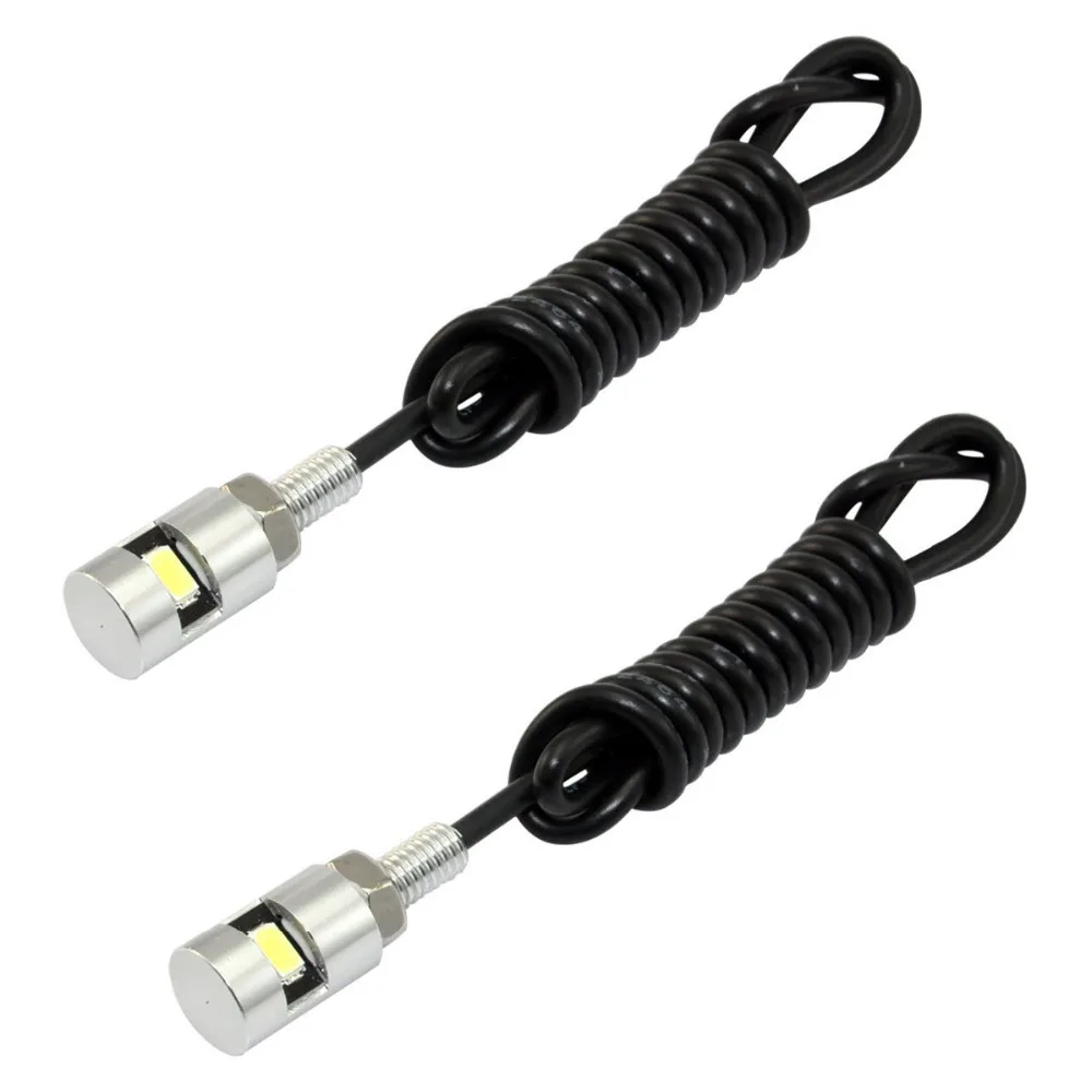 

(Ship from US) AutoEC 12V Bolt-On 5630smd LED License Plate Lights For Car Truck ATV Motorcycle Bike