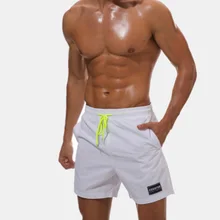 Мужские Водонепроницаемые укороченные брюки, мужские шорты для плавания, спортивные пляжные брюки, плавки для мальчиков, плавки для мальчиков