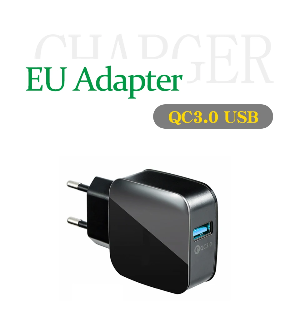 QC3.0 Quick Charge 3.0 Fast Mobile Phone Charger EU US Plug Wall USB Charger Adapter for USB Digital Device Tablet Smart Phone (1)