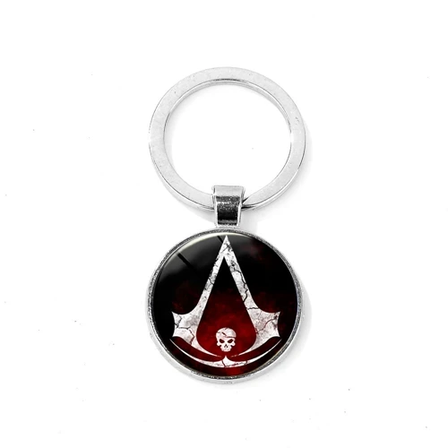 Style 1 SIAN Fashion Эцио из Assassins Creed брелок Creed значок время драгоценный камень сплав игровой брелок для ключей фильм периферийный Сувенирный брелок Llaveros - Цвет: Style 1