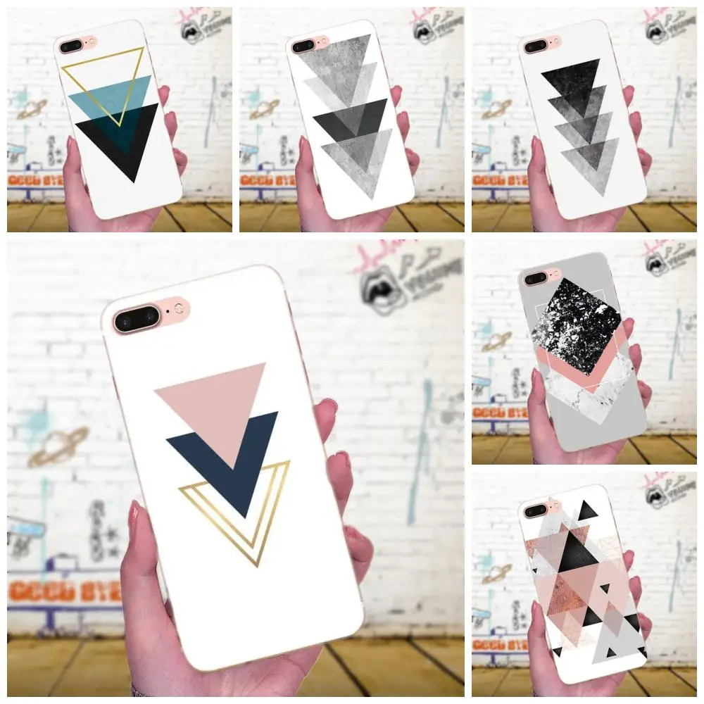 Розовое золото геометрические узоры мягкие горячие продажи для LG Nexus 5 5X G2 G3 mini spirit