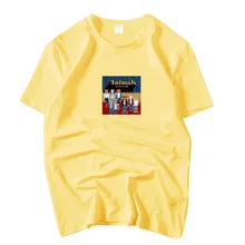 Супер Юниор новая песня животные же мультфильм Печать О образным вырезом Футболка для лета kpop унисекс модная футболка с короткими рукавами футболки