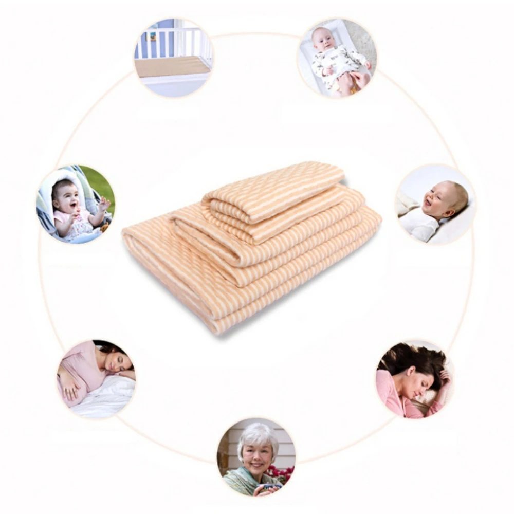 Kids 2017 Organic Cotton Waterproof and Absorbent Baby Changing Pad