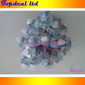 

square 15x15mm WS2801 pixel module,IP68;DC5V input; full color;5 0pcs a string