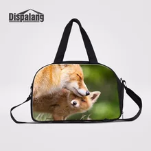 Dispalang лиса принты большая сумка для путешествий Складная сумка для путешествий Повседневная сумка для товара сумка для выходных женские дорожные аксессуары