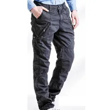 Мужские весенне-осенние свободные прямые хлопковые длинные брюки для отдыха на открытом воздухе, кемпинга, спорта, охоты, альпинизма, комбинезоны с несколькими карманами