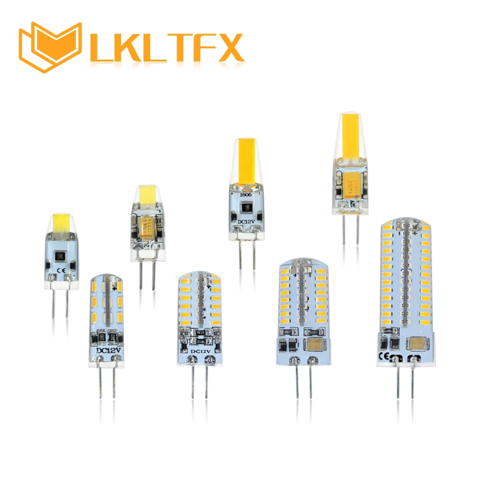 LKLTFX 10 шт. G4 светодиодный светильник SMD 3014 Светодиодный лампа переменного тока в