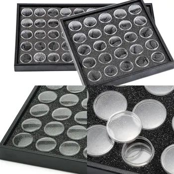 

25/50 Grids Storage Box Beads Organizer Rings Earrings Jewelry Case Rhinestone Nail Tips Container