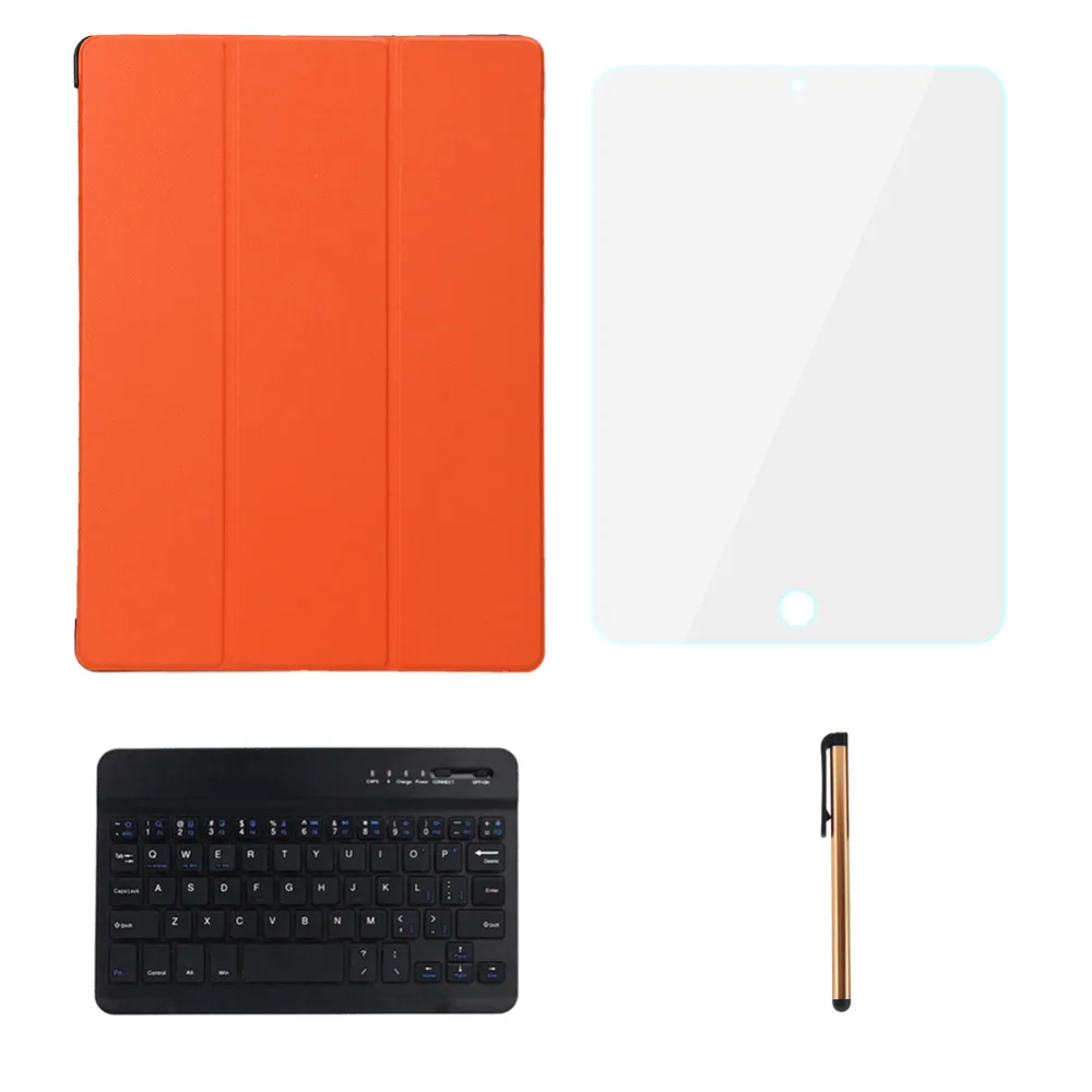 

Smart Premium PU Leath Case + Bluetooth 3.0 Keyboard + Stylus Touch Pen+ Screen Protector for iPad Pro 12.9" Tablet