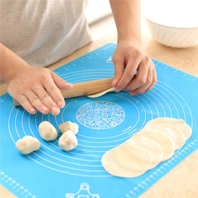 Антипригарный силиконовый коврик для замеса теста, скручивающийся коврик для выпечки, коврик для выпечки, кухонные инструменты, аксессуары с чешуями