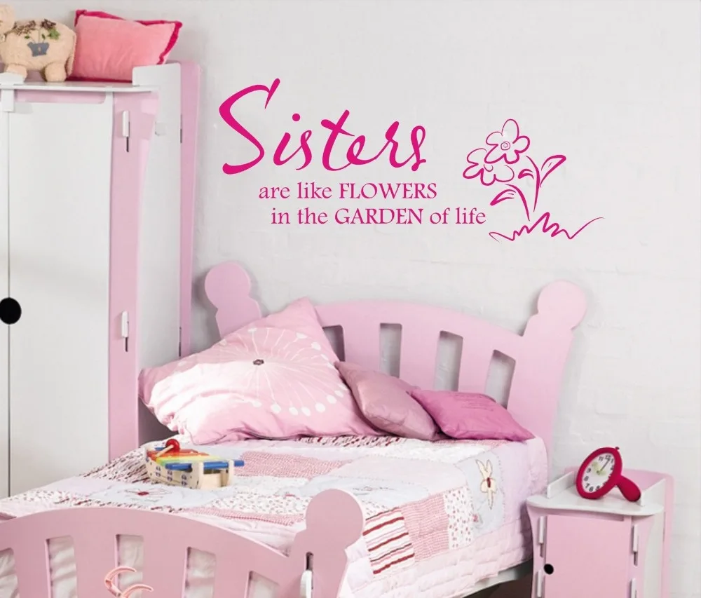 Wall Art Stickers Quotes popular sister wall quotes-buy cheap sister wall quotes lots from Wall Art Stickers Quotes popular sister wall quotes-buy cheap sister wall quotes lots from