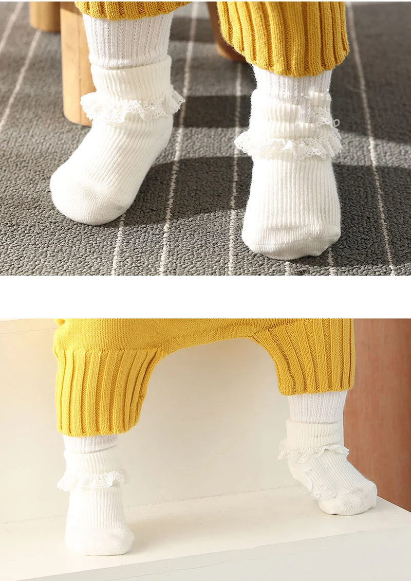 Очаровательные летние хлопковые трикотажные короткие носки для маленьких мальчиков и девочек мягкие дышащие носки с кружевным бантом для малышей от 0 до 24 месяцев