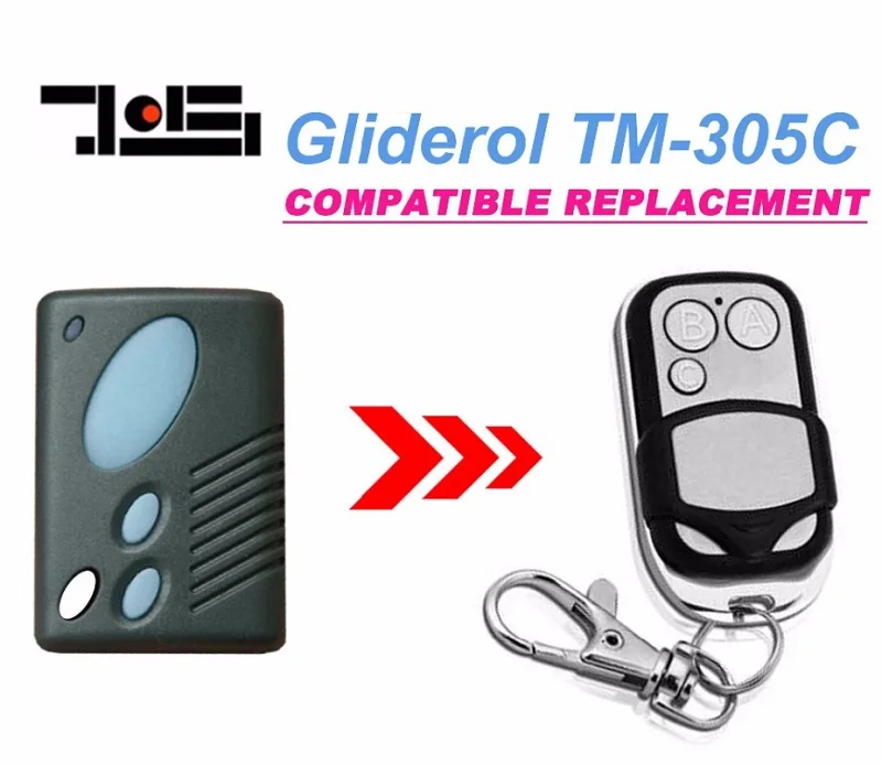 

3pcs Gliderol TM-305C mode,Gliderol GTS2000 GRD2000 Rollamatic GRD II GTS garage door remote control free shipping