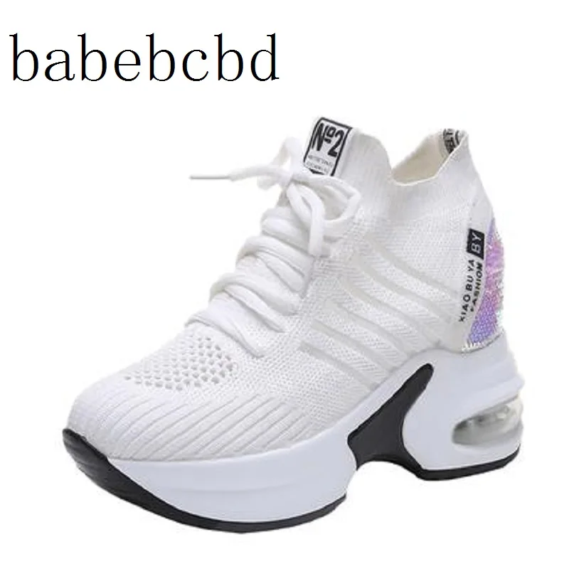 

Net shoes women's breathable mesh face old shoes summer 2019 new casual wild thick bottom increase sports white shoes