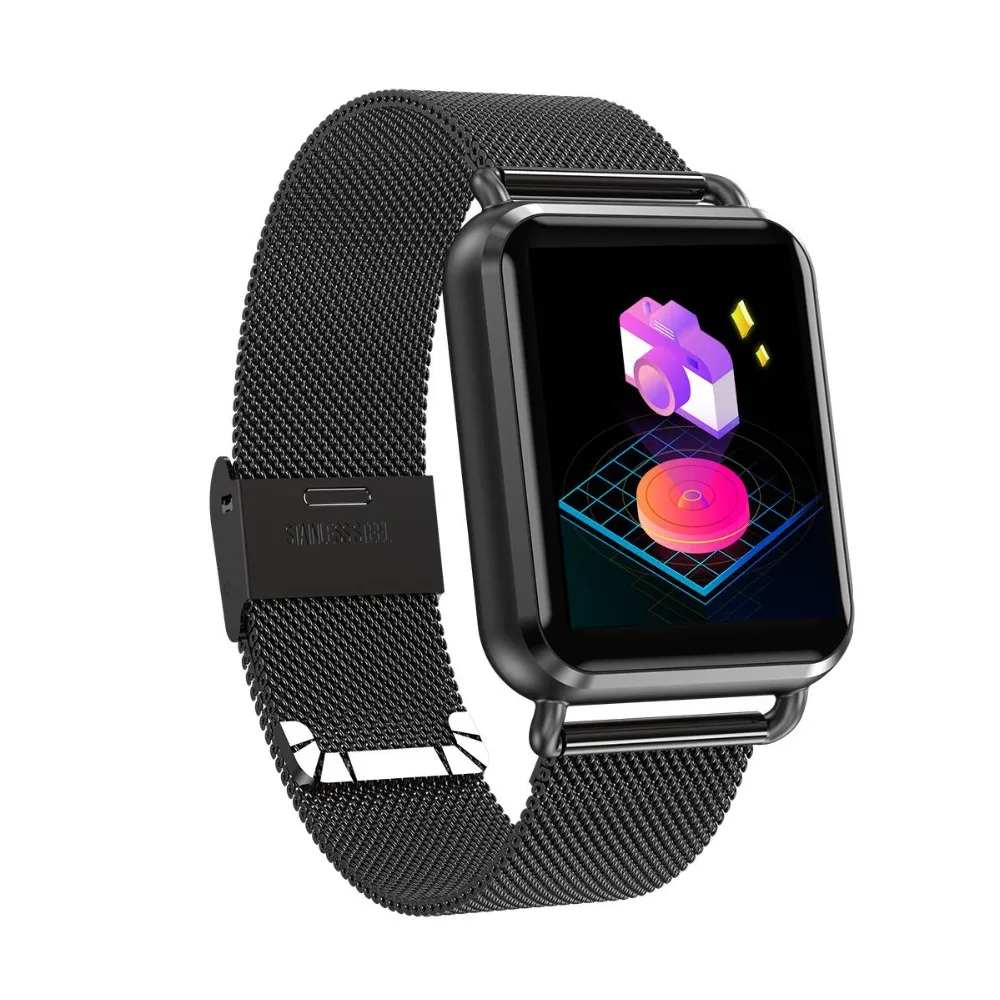1.3' Touch Color Smart Wristband Step Sport Fitness Tracker Sleep Monitor Heart Rate Blood Pressure Music Control for Samsung
