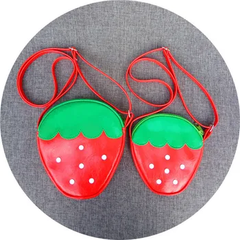 

Baby Girl Purse Handbag Children Shoulder Bag Fashion strawberry Toddler Kid Small Bag Gift
