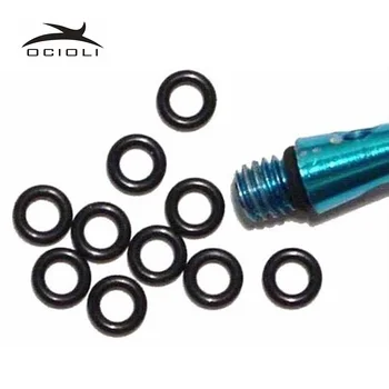 

100Pcs/Set Hunting Rubber O Ring Black Gasket Grip Washer Grommets Stems/Flights Darts Arrow Tips Broadhead Replace Accessories