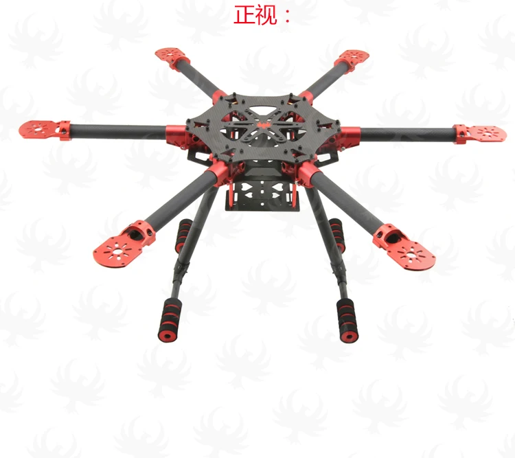 HF 600 мм/750 мм карбоновая Рамка Hexacopter HF600/HF750 складной кронштейн для зонта с ножками