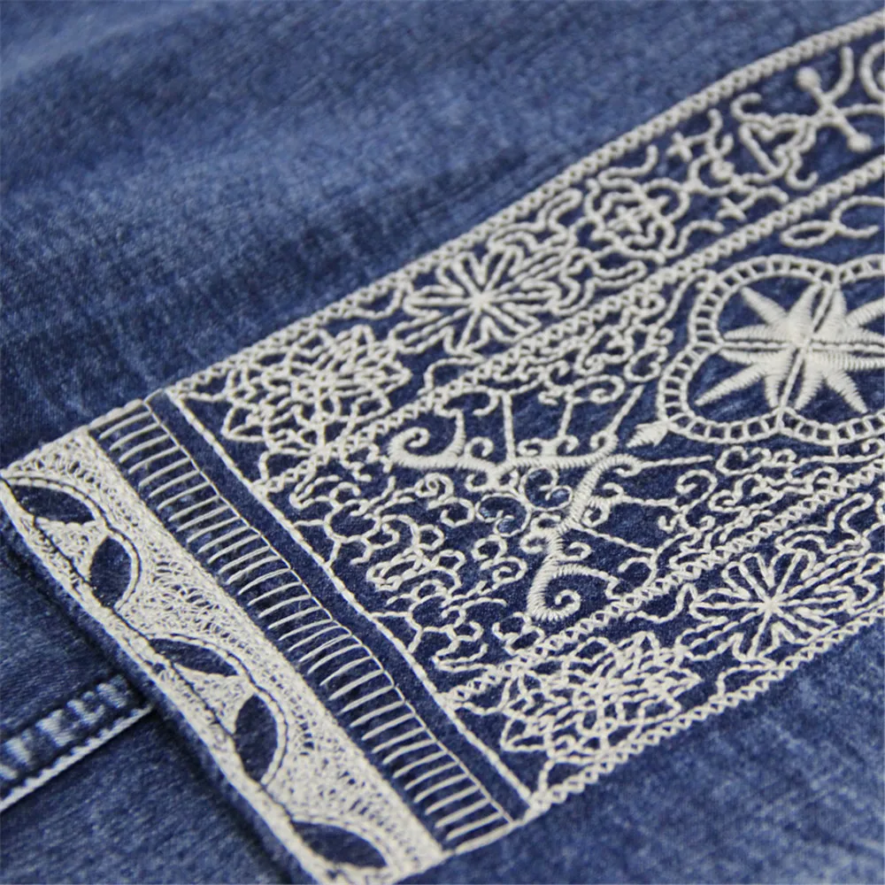 Vintage Summer Cotton Denim Dress 2019 Women's Dresses Sundress Embroidery O-Neck Vestido Women Tank Dress Sleeveless Dresses (19)
