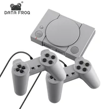 Data Frog 620 Retro Video Game Console Double Gamepad 8 Bit Support AV Out Put TV Video Game With 2 PCS Controller 2019 Newest