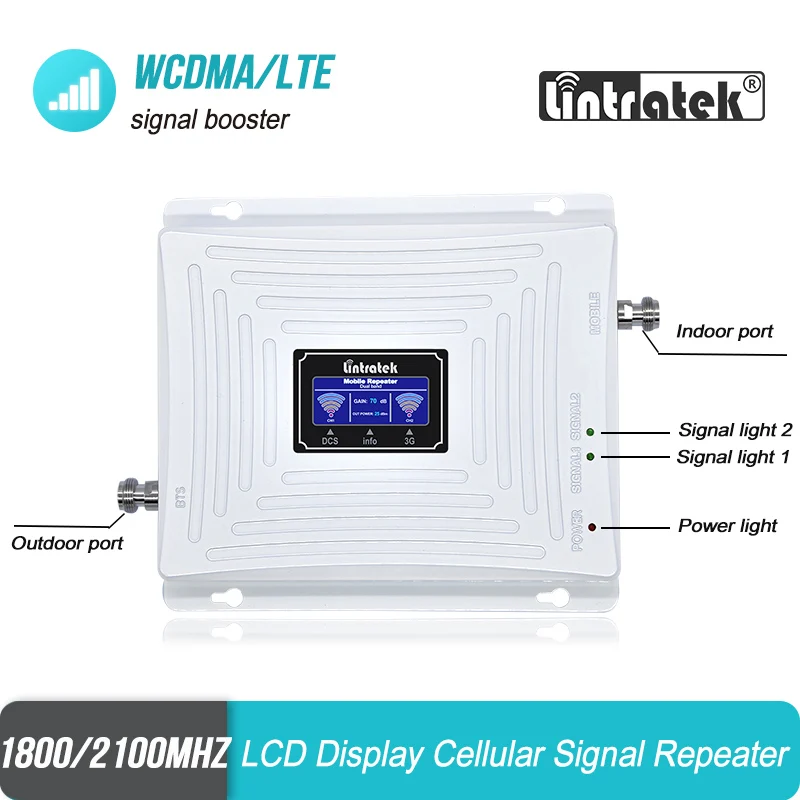 Dual band Signal Repeater GSM 1800 4G 3G UMTS 2100