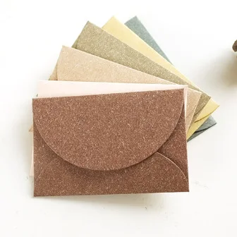 

50 pcs/lot Colorful Letter Paper Envelopes Mini Simple Wedding Envelopes for Invitations Stationary Greeting Card Gift Envelopes