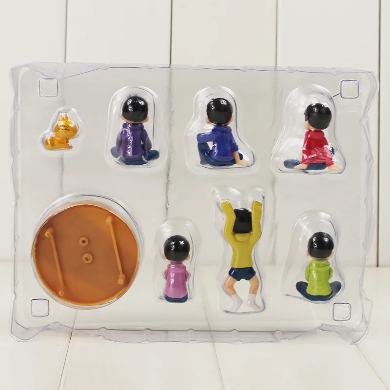 8 шт./лот 2 6 5 см экшн фигурки OSOMATSU San Mr osomatsu Karamatsu Ichimatsu Mini Brothers милые коллекционные