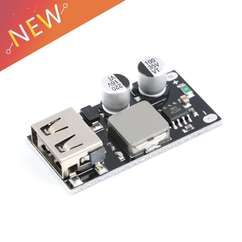 QC3.0 QC2.0 USB DC-DC понижающий преобразователь для зарядки модуль 6-32 в 9 12 В 24 Быстрого