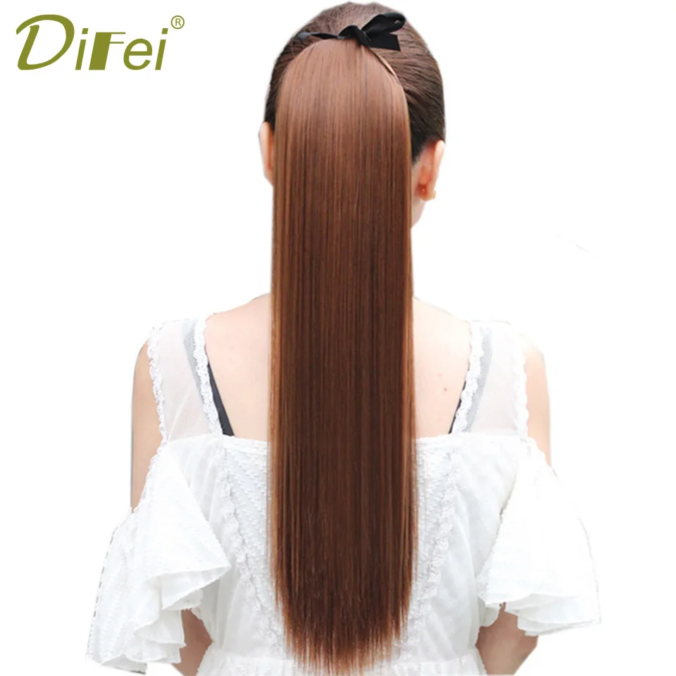 pink clip in ponytail