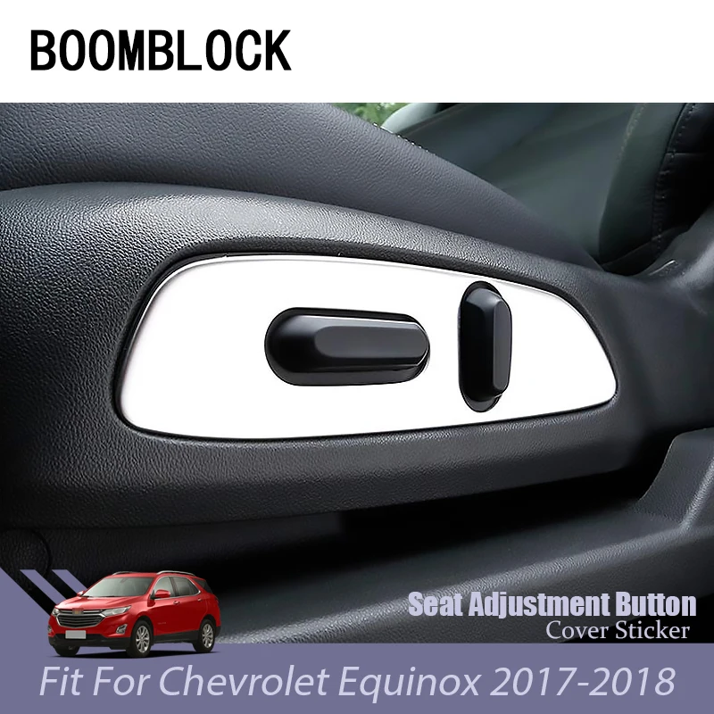 

Auto Seat Adjustment Button Reading Lights Frame Ignition Device Sticker For Chevrolet Equinox 2017-2018 Car Styling Accessories